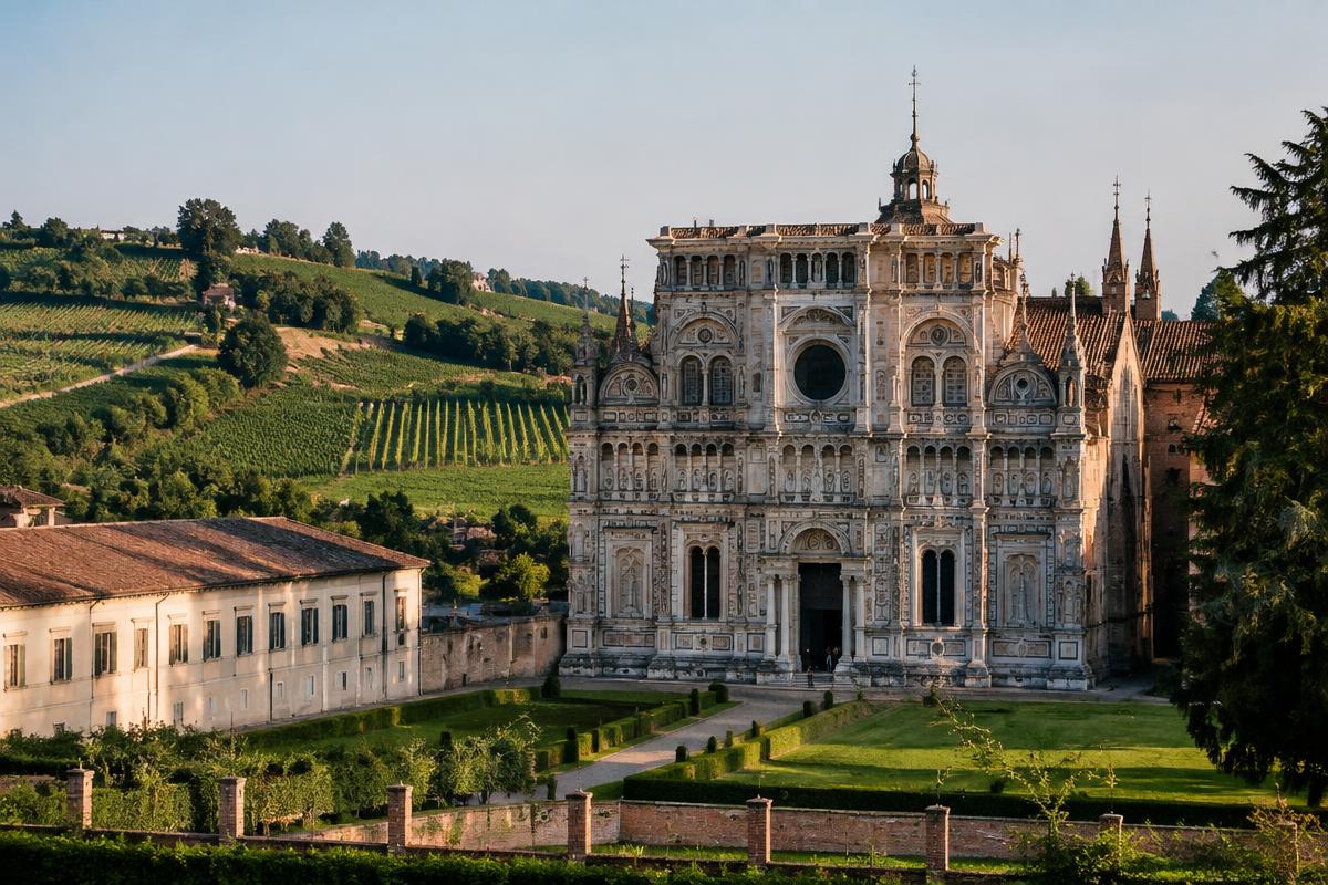 Pavia — Monasteries, rivers and wine hills