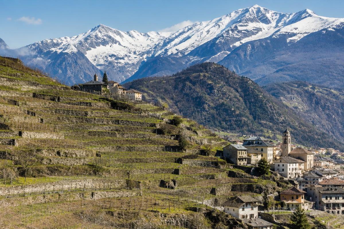 Sondrio — Olympic peaks and heroic vineyards